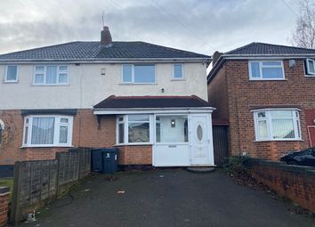 Thumbnail 3 bed semi-detached house to rent in Berryfield Road, Birmingham