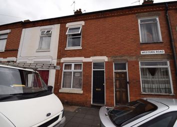 Thumbnail 3 bed terraced house to rent in Western Road, Leicester