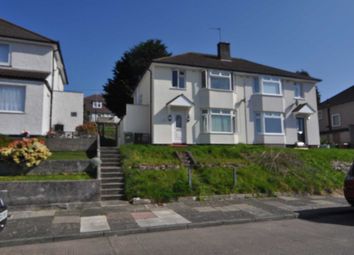 Thumbnail 3 bed semi-detached house to rent in Taunton Avenue, Plymouth