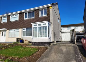 Thumbnail Semi-detached house for sale in Carrickowel Crescent, St Austell, Cornwall