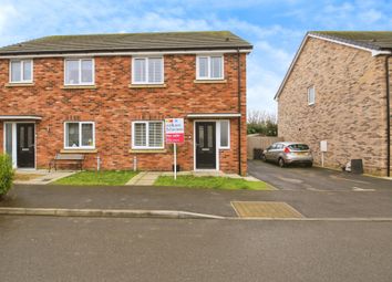 Thumbnail 3 bed semi-detached house for sale in Croft Close, Cowbit, Spalding