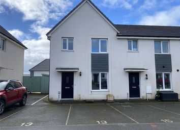 Thumbnail 3 bed end terrace house for sale in Long Field Road, Launceston, Cornwall