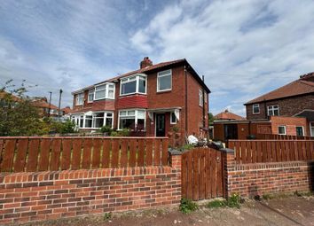 Thumbnail 3 bed semi-detached house for sale in Dovedale Gardens, High Heaton, Newcastle Upon Tyne