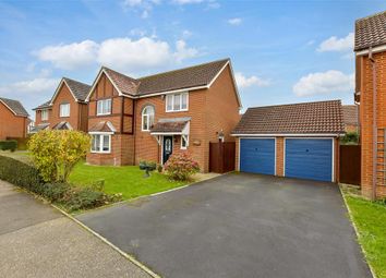 Thumbnail 4 bed detached house for sale in Heron Forstal Avenue, Hawkinge, Folkestone, Kent