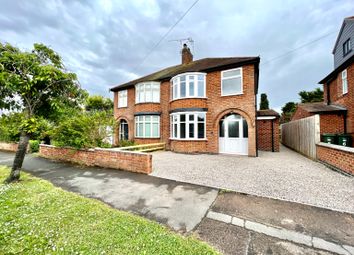 Thumbnail 3 bed semi-detached house for sale in Queens Drive, Leicester Forest East, Leicester