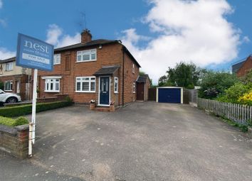 Thumbnail 2 bed semi-detached house for sale in Croft Road, Cosby, Leicester