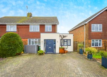 Thumbnail 3 bed semi-detached house for sale in Langham Close, Ringmer, Lewes, East Sussex