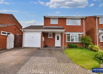 Thumbnail 3 bed detached house for sale in Edward Road, Fleckney, Leicester