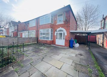 Thumbnail Semi-detached house to rent in St. Werburghs Road, Chorlton Cum Hardy, Manchester