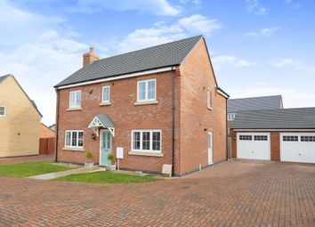 Thumbnail 4 bedroom detached house for sale in Buxton Crescent, Broughton Astley, Leicester