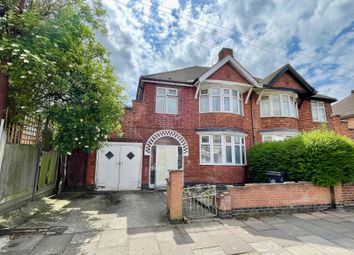 Thumbnail 3 bed semi-detached house for sale in Kimberley Road, Leicester