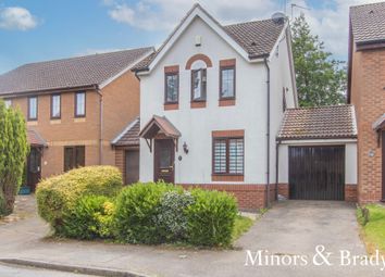 Thumbnail 3 bed link-detached house for sale in Winceby Close, Thorpe St. Andrew, Norwich