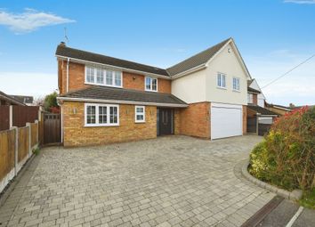 Thumbnail 5 bedroom detached house for sale in Little Norsey Road, Billericay
