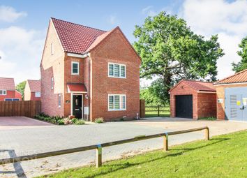 Thumbnail 4 bed detached house for sale in Briggs Mead, Wymondham