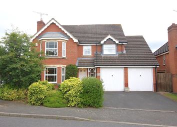 Thumbnail 4 bed detached house for sale in Cornflower Drive, Rugby