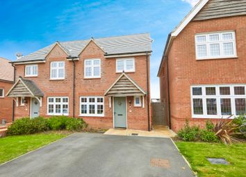 Thumbnail 3 bed semi-detached house for sale in Pirelli Close, Castle Donington, Derby, Leicestershire