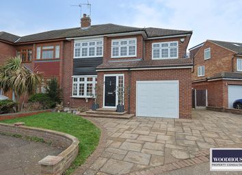 Thumbnail 4 bed semi-detached house for sale in Cordell Close, Cheshunt