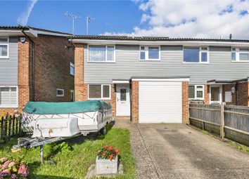 Thumbnail 3 bed semi-detached house for sale in Amberley Close, Burgess Hill, West Sussex