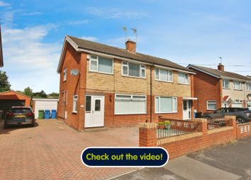 Thumbnail 3 bed semi-detached house for sale in Roslyn Crescent, Hedon, Hull