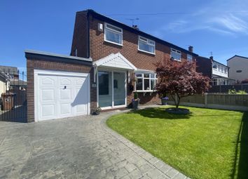 Thumbnail 3 bed semi-detached house for sale in Bowker Avenue, Haughton Green