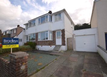 Thumbnail Semi-detached house for sale in Woodland Drive, Plympton, Plymouth, Devon