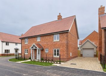 Thumbnail 3 bed detached house for sale in Abbott Close, Mendlesham, Stowmarket