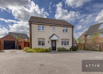 Thumbnail 4 bed detached house for sale in Harvey Close, Wymondham