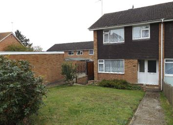 Thumbnail End terrace house to rent in Dando Close, Wollaston, Wellingborough