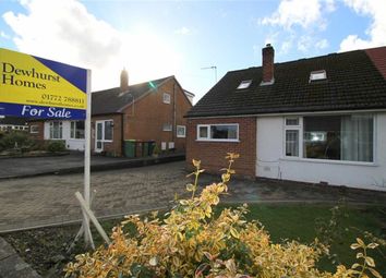 Thumbnail 3 bedroom semi-detached bungalow for sale in Menai Drive, Fulwood, Preston
