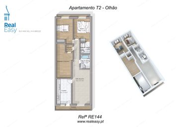 Thumbnail 2 bed apartment for sale in Olhao, Algarve, Portugal