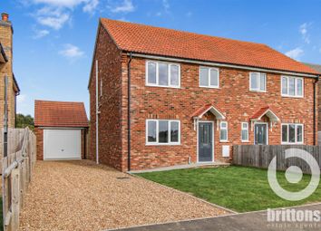 Thumbnail 3 bed semi-detached house for sale in Cherry Tree Drive, Terrington St. John, Wisbech