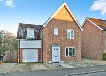 Thumbnail 3 bed detached house for sale in Woodward Avenue, Necton, Swaffham