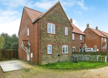 Thumbnail 3 bed semi-detached house for sale in Shammer Close, Docking, King's Lynn, Norfolk