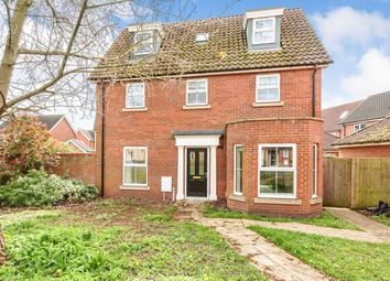 Thumbnail 6 bed detached house for sale in Harvester Lane, Beck Row, Bury St. Edmunds