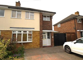 Thumbnail 3 bed semi-detached house to rent in Larkway, Bedford, Beds