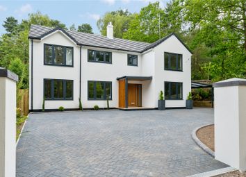 Thumbnail 4 bed detached house for sale in Castle Close, Camberley, Surrey