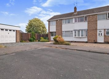 Thumbnail 3 bed semi-detached house for sale in Buxton Close, Whetstone, Leicester, Leicestershire