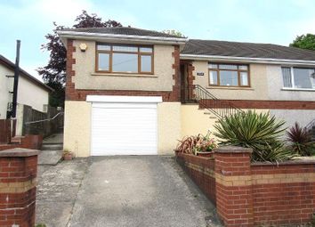 Thumbnail Semi-detached bungalow for sale in Trallwn Road, Llansamlet, Swansea, City And County Of Swansea.