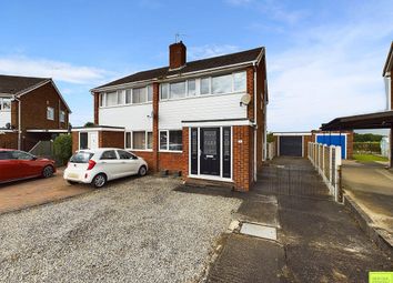 Thumbnail 3 bed semi-detached house for sale in Deincourt Crescent, North Wingfield