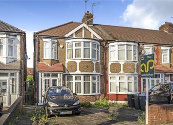 Thumbnail 3 bed end terrace house for sale in Hedge Lane, Palmers Green, London