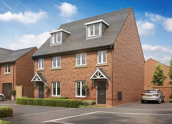 Thumbnail Semi-detached house for sale in "The Braxton - Plot 384" at Wrexham Road, Marlston-Cum-Lache, Chester