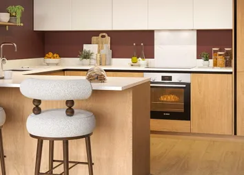 An Interior CGI Of The Kitchen / Dining Area At Hertford Locks