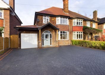 Thumbnail Semi-detached house for sale in Russell Drive, Wollaton, Nottinghamshire