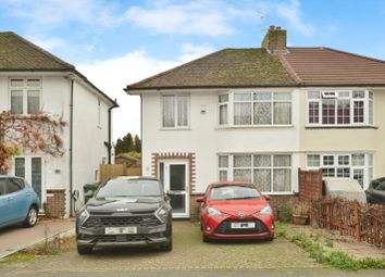 Thumbnail 3 bed semi-detached house for sale in Osborne Road, Willesborough, Ashford, Kent