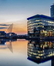 Thumbnail 2 bed flat to rent in The Heart, Blue, Media City UK, Salford Quays, Salford
