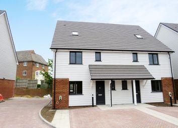Thumbnail 4 bed semi-detached house to rent in Johnson Walk, Larkfield, Aylesford