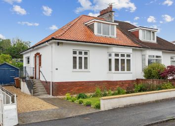 Thumbnail Semi-detached bungalow for sale in Netherview Road, Netherlee, East Renfrewshire