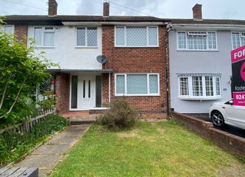 Thumbnail 3 bed terraced house for sale in Charlecote Road, Whitmore Park, Coventry