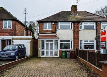 Thumbnail 3 bed semi-detached house to rent in Newborough Road, Shirley, Solihull, West Midlands