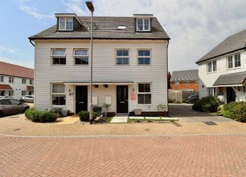 Thumbnail 3 bed town house for sale in Lake Drive, Hythe, Kent